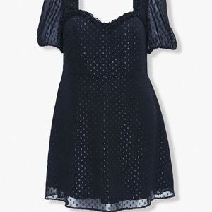 Forever 21 Mini Black Sheer Dress